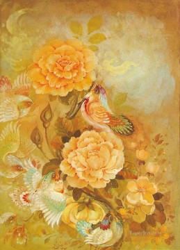 鳥 Painting - MF ミニチュア鳥 33